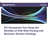 US Companies Can Reap the Benefits of Unit Rate Pricing and Business Service Catalogs